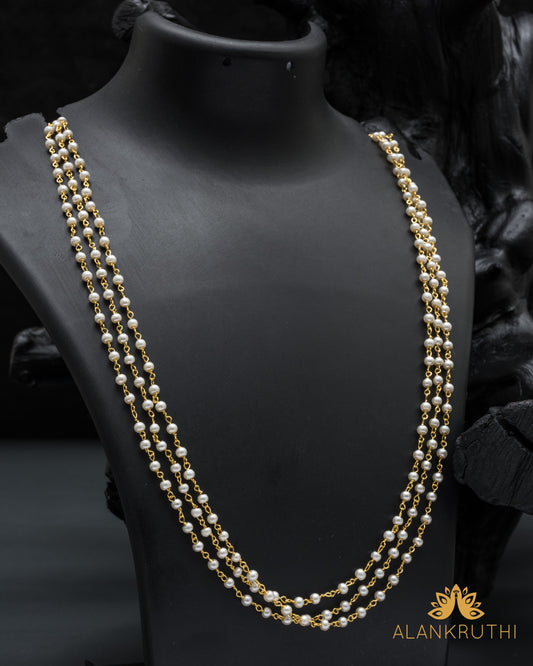 3 Layered Pearl Mala