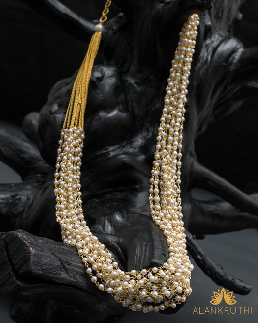 15 Layered Pearl Mala
