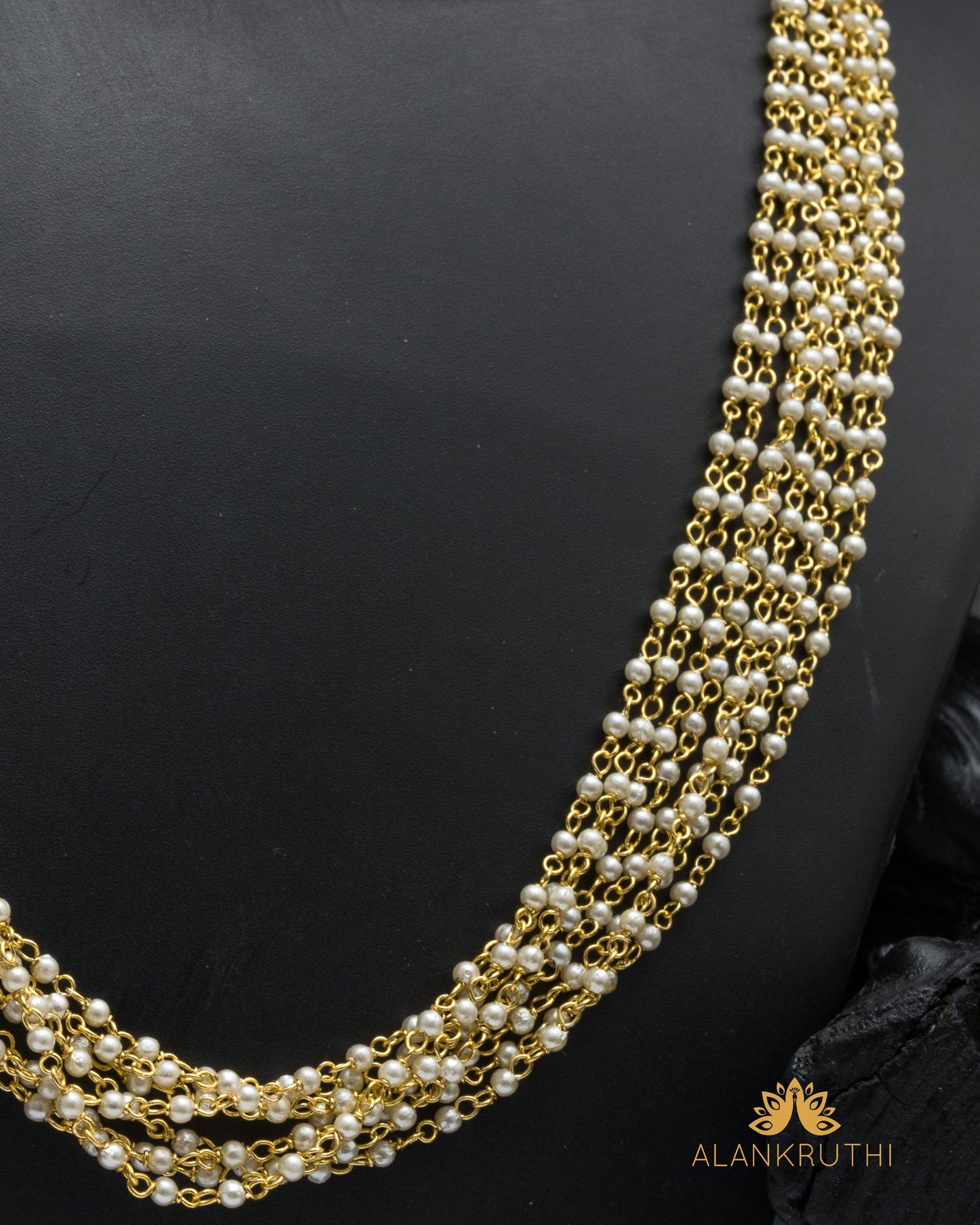 8 Layered Pearl Mala