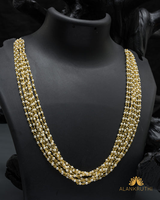 8 Layered Pearl Mala