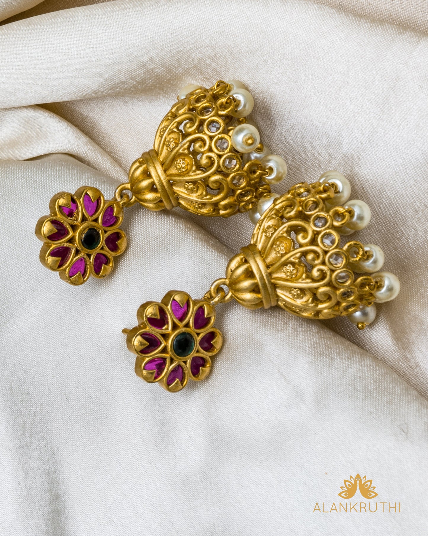 Cz Antique Necklace Set