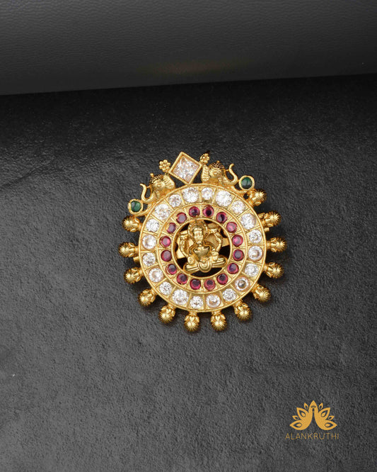 Cz Antique Saree Pin