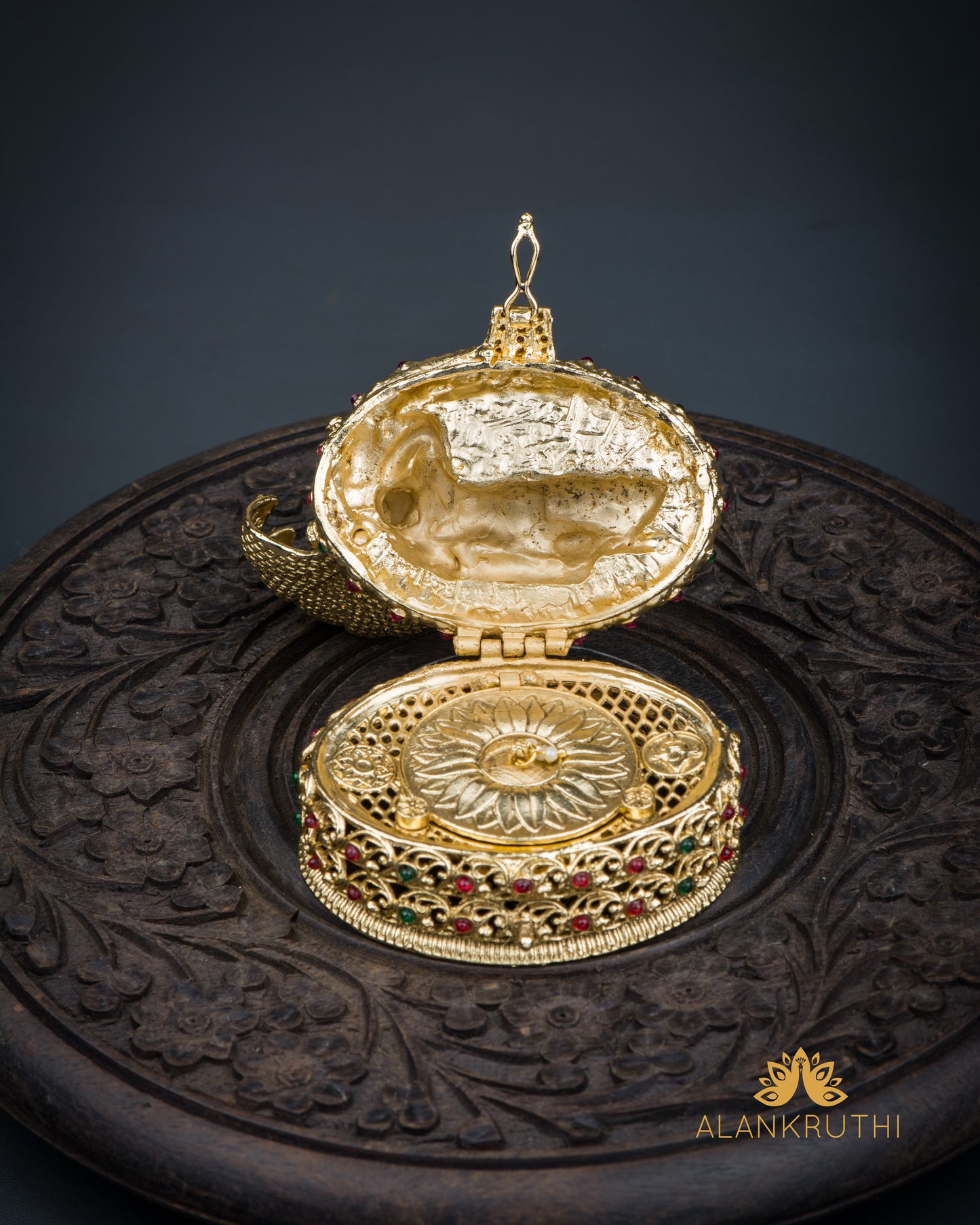Antique Kumkum Box