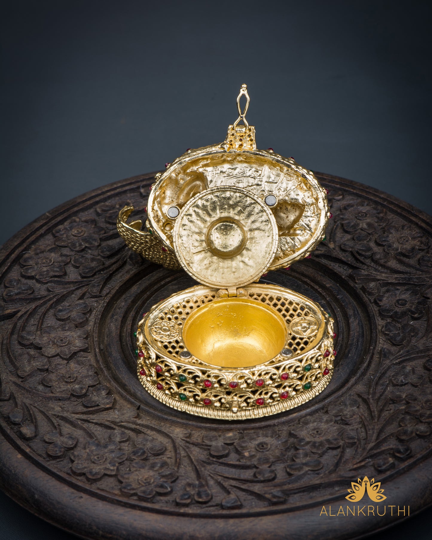 Antique Kumkum Box
