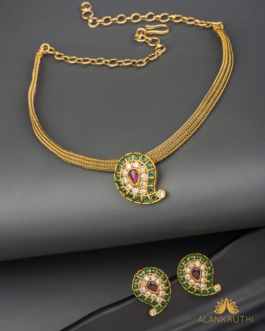 Antique Chain Pendant Set