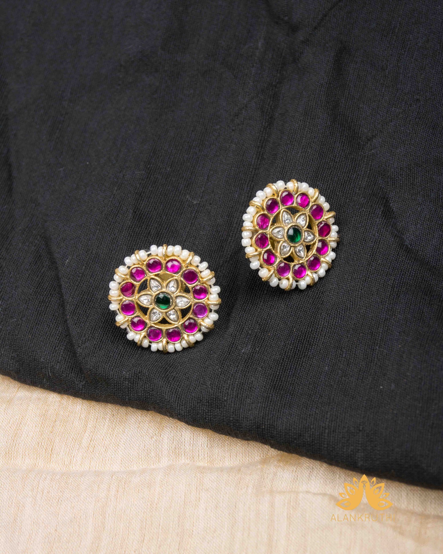 Antique Jadau Tops