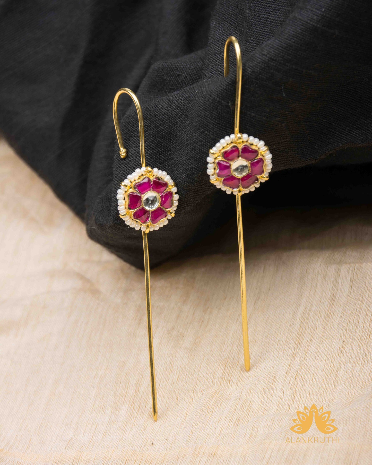 Antique Jadau Earring