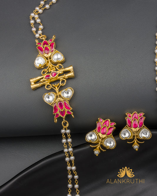 Antique jadau Moap Mala Set