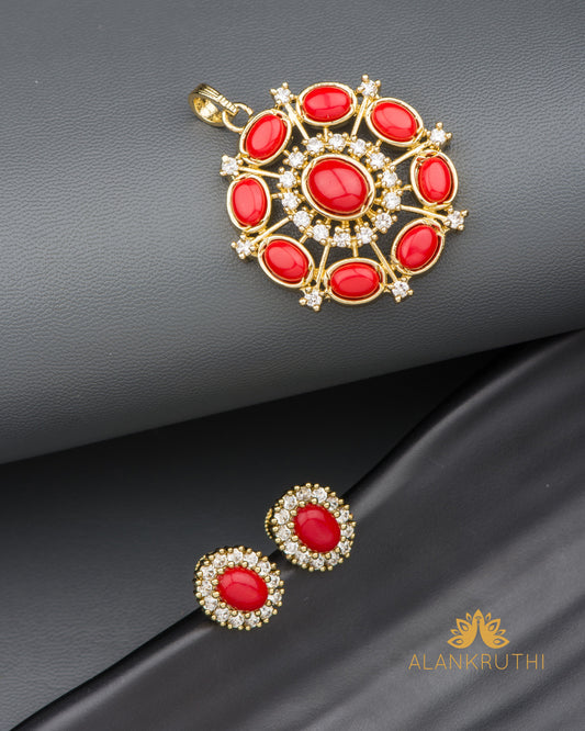 Antique Ad Pendant Set