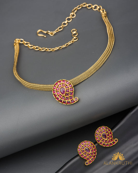 Antique Chain Pendant Set