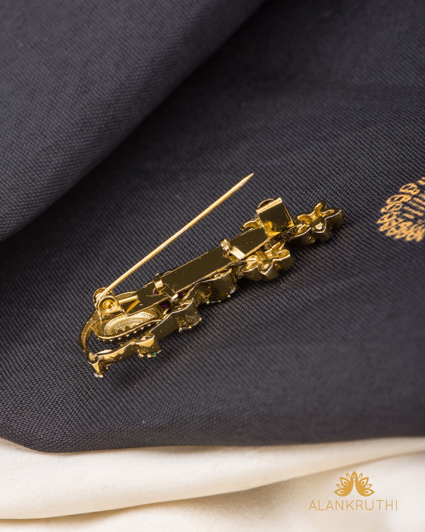 Antique Cz Saree pins