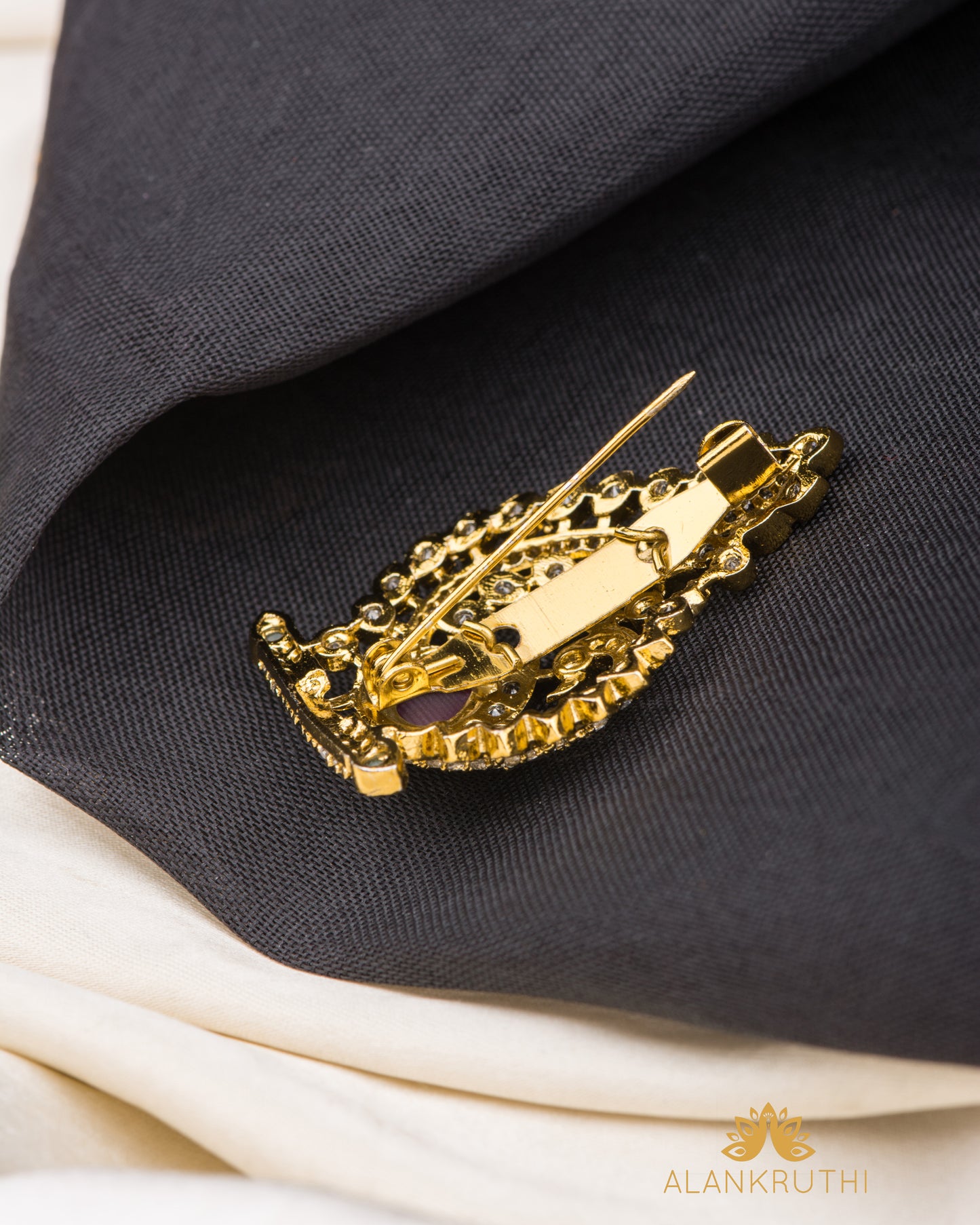 Antique Cz Saree pins