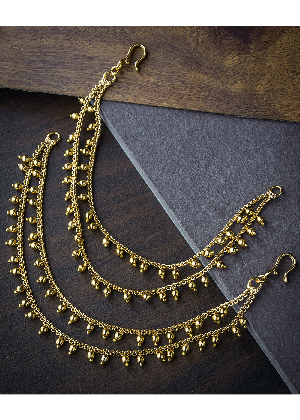 Two layered Gold Plated Antique Mattal