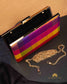 Tanjore Painted Pure Silk Clutch Bag