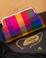 Tanjore Painted Pure Silk Clutch Bag