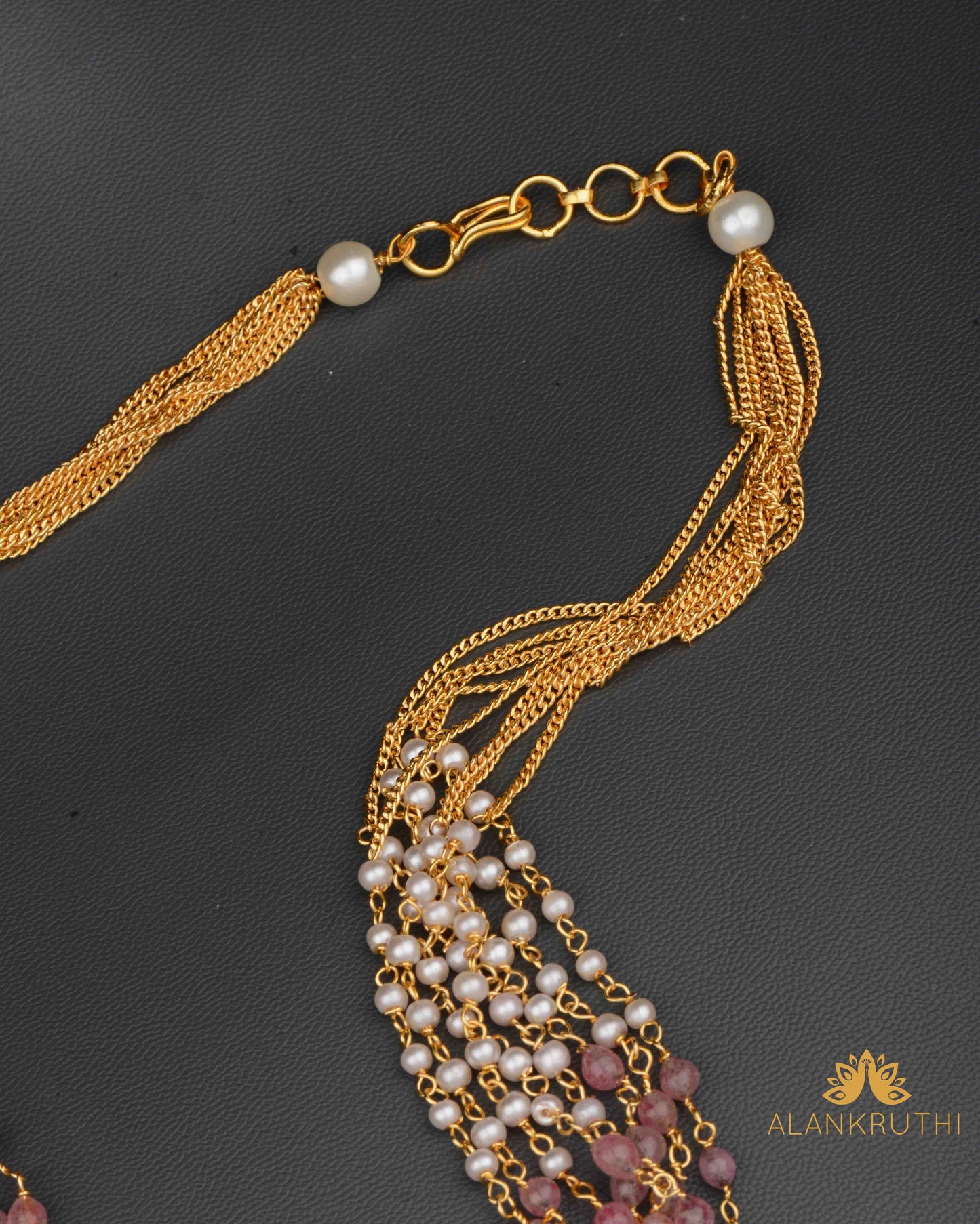 Multicolored 8 Layered Pearl Mala