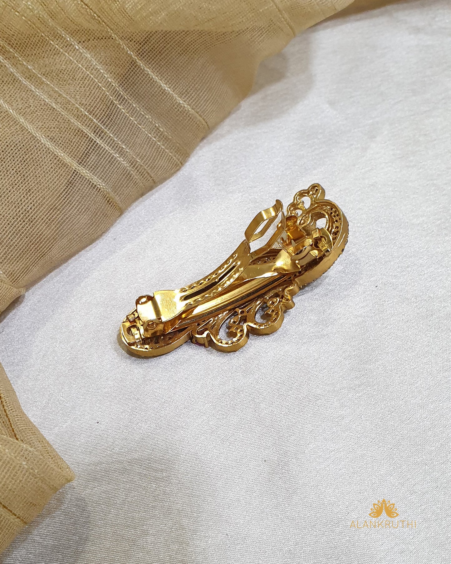 Cz Antique Hair Clip