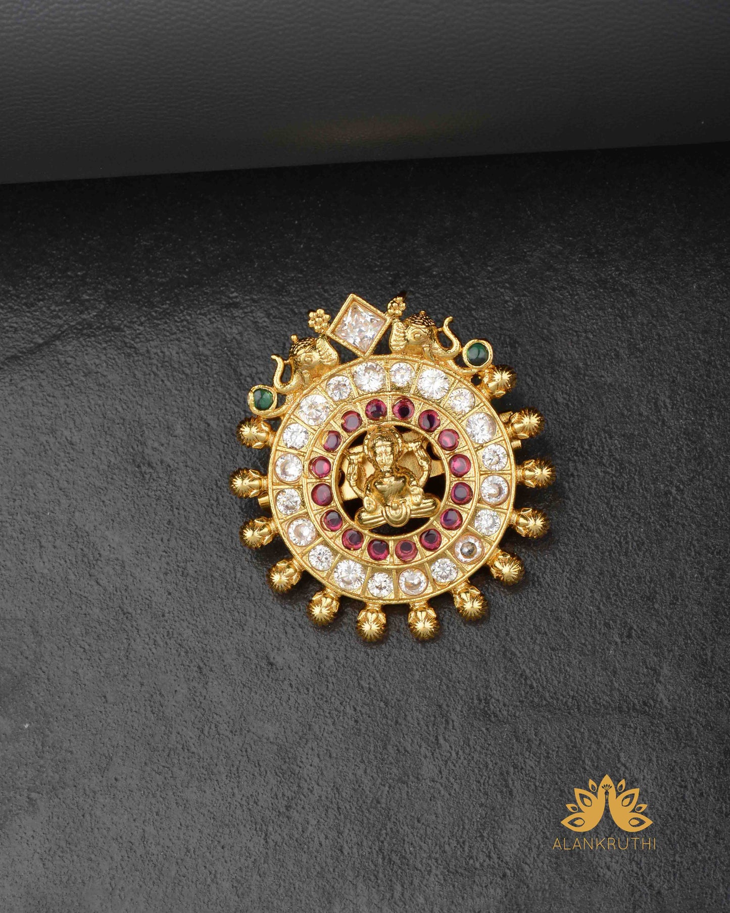 Cz Antique Saree Pin