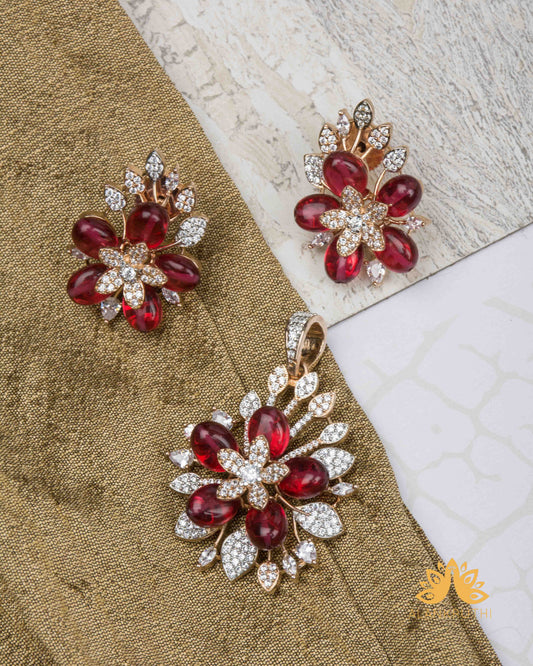 Ad Stone Pendant Set
