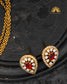 Cz Antique Chain Pendant Set