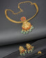 Antique Coral Chain Pendant Set