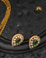 Cz Antique Chain Pendant Set