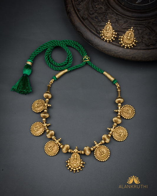 Antique Lakshmi Necklace Set