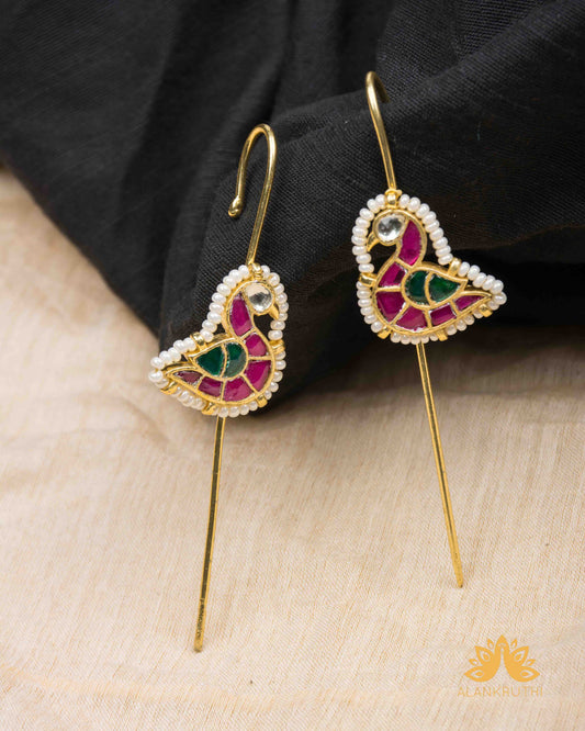 Antique Jadau Earring