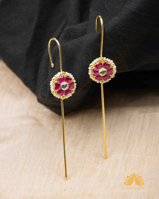 Antique Jadau Earring
