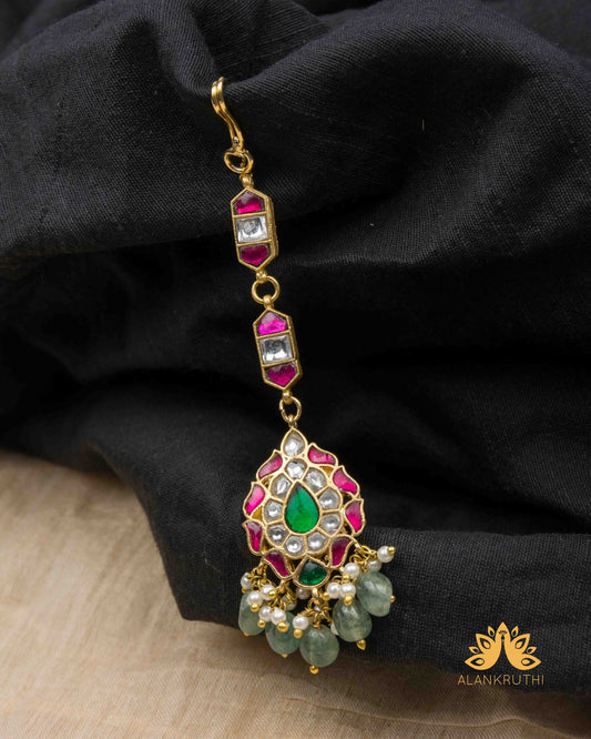 Antique Jadau Maang Tikka