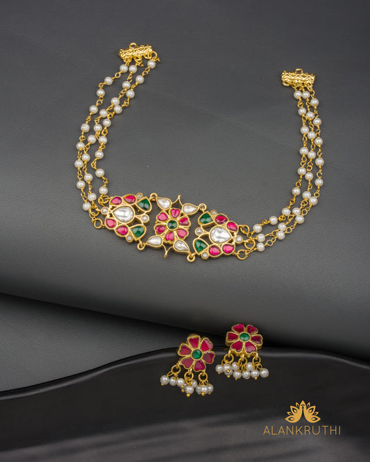 Antique Jadau Choker Set