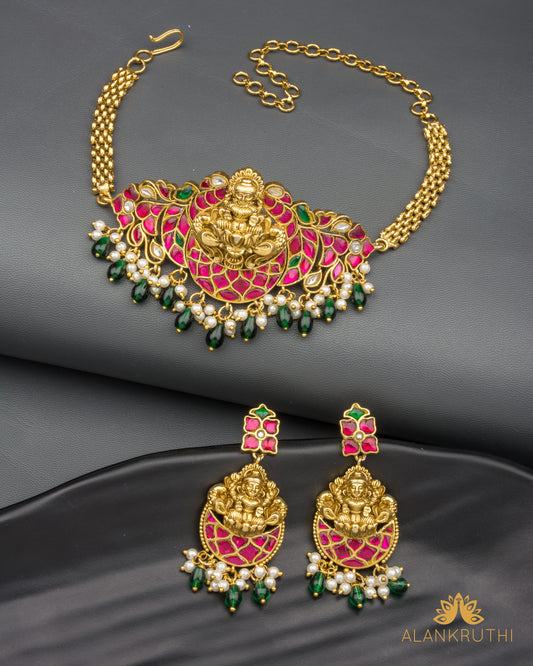 Antique Jadau Choker Set