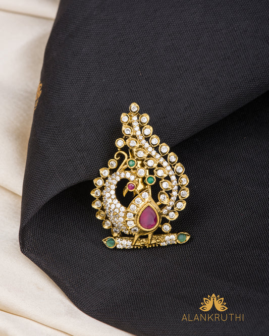 Antique Cz Saree pins